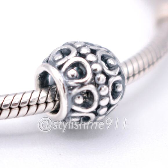 Authentic Pandora A CLOUD'S SILVER LINING Charm - 790458 - Picture 1 of 10